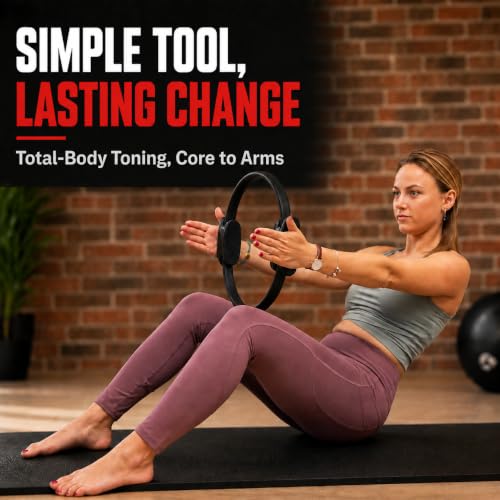 URBNFit Pilates Circle - 12 Inch Magic Circle Pilates Ring