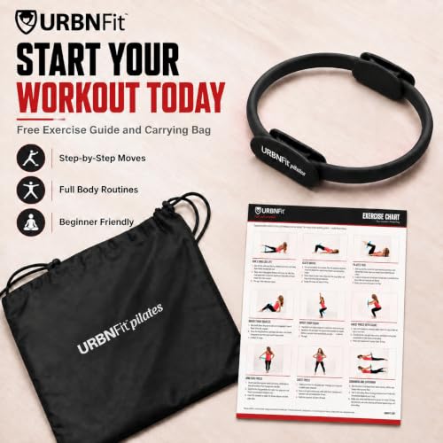 URBNFit Pilates Circle - 12 Inch Magic Circle Pilates Ring